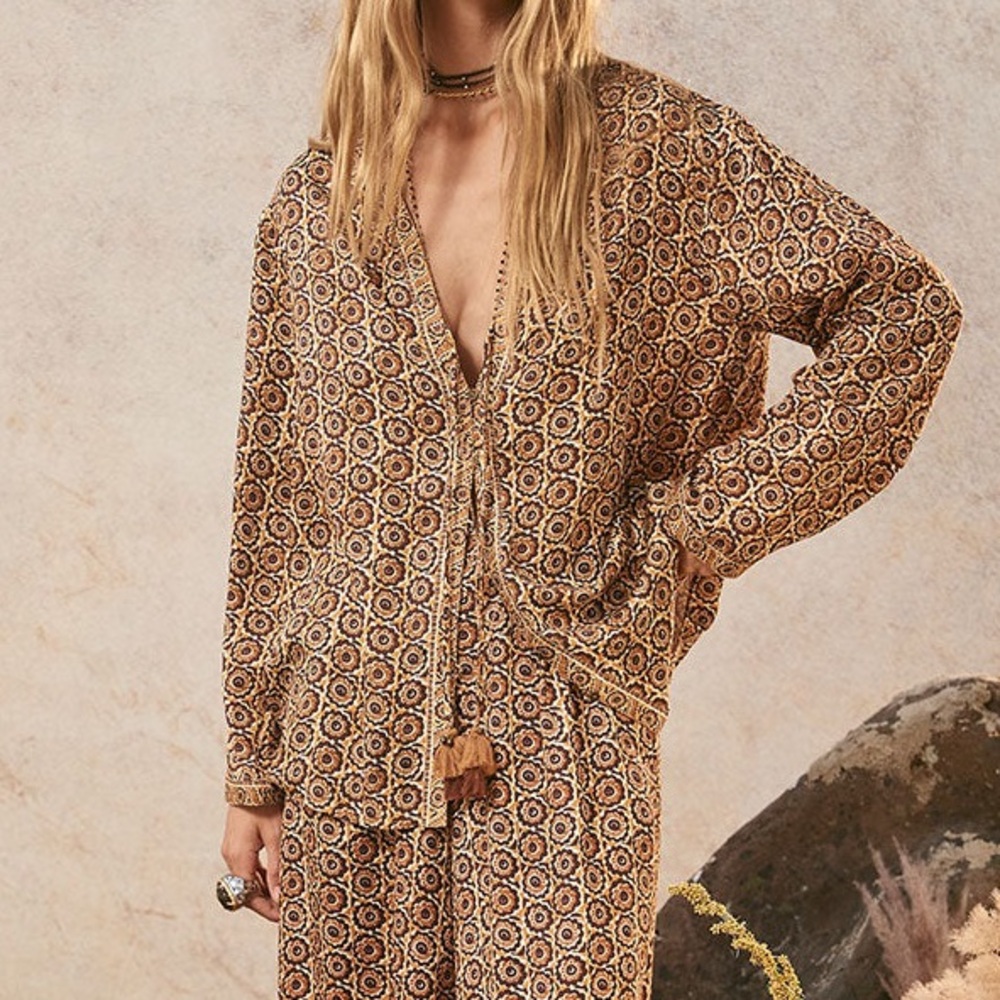 Spell sannah top — golden ochre
